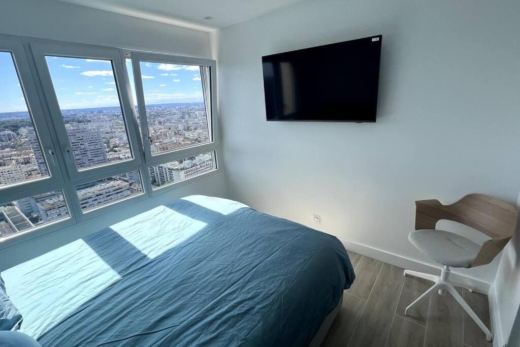 Nice Apartment With Amazing View Of Paris + Parking Esterno foto